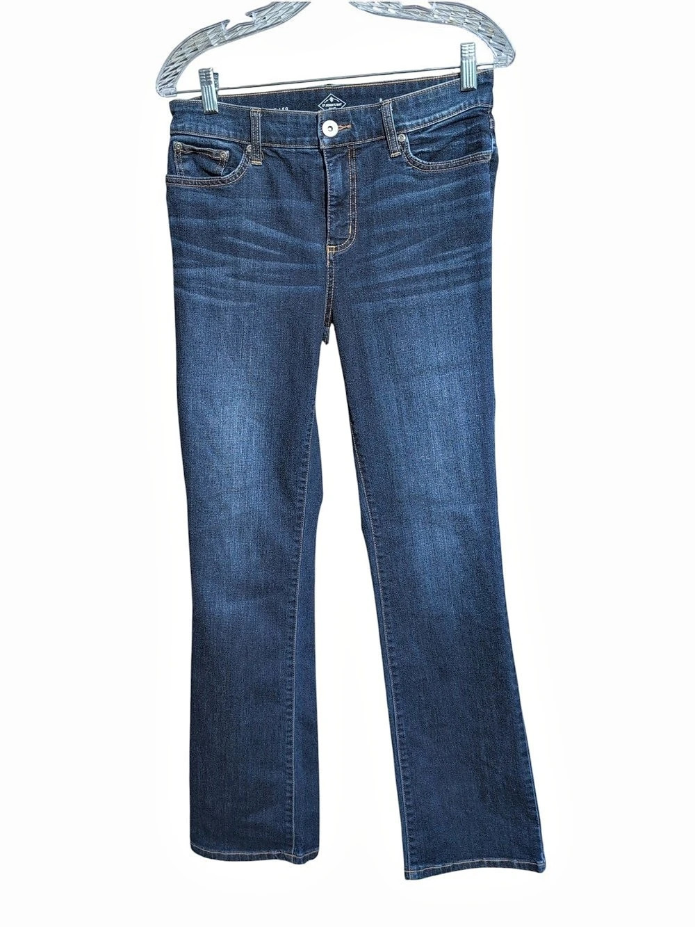 St. John's Bay Bootcut Leg Jeans in Blue Size 8 Like New.